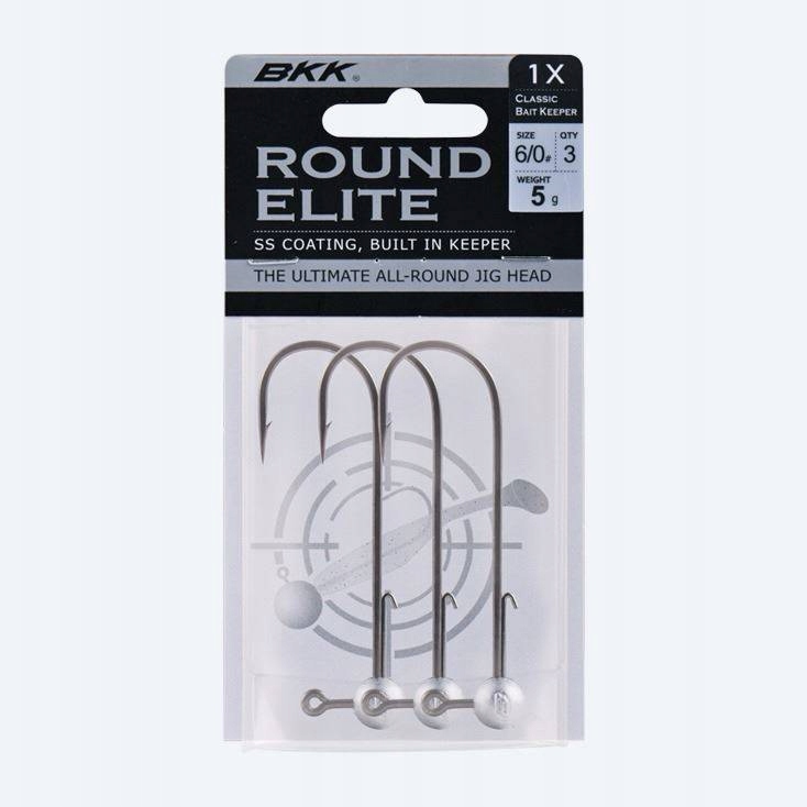 

Główki jigowe Bkk Round Elite Classic 15g 5/0 3pcs