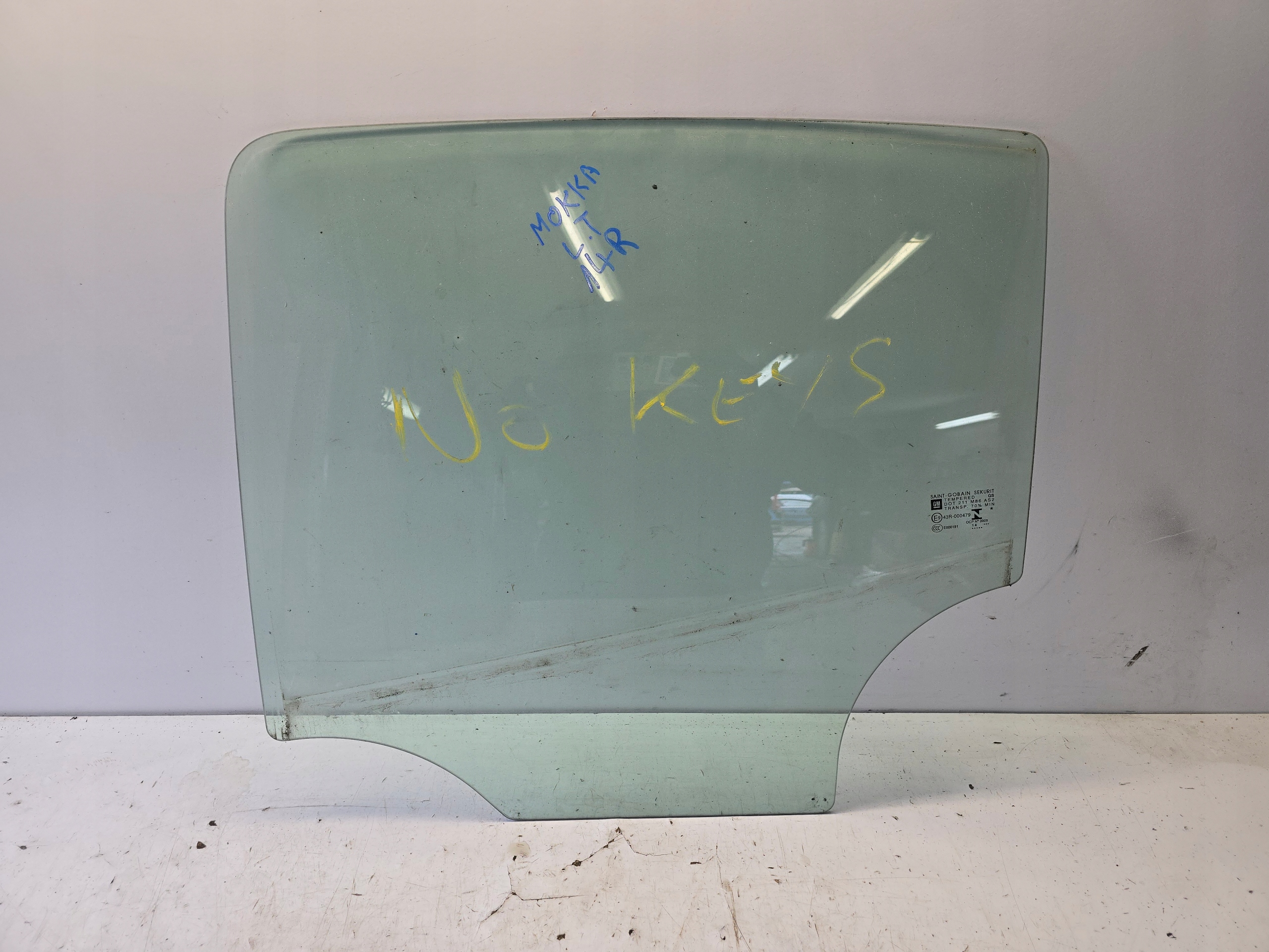 OPEL MOKKA window door left rear part left rear DUZA 14