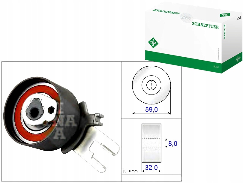 INA531 0859 10 Rolka Rozvodového Řemene Volvo S80 2,8/ Asistent řidiče #33
