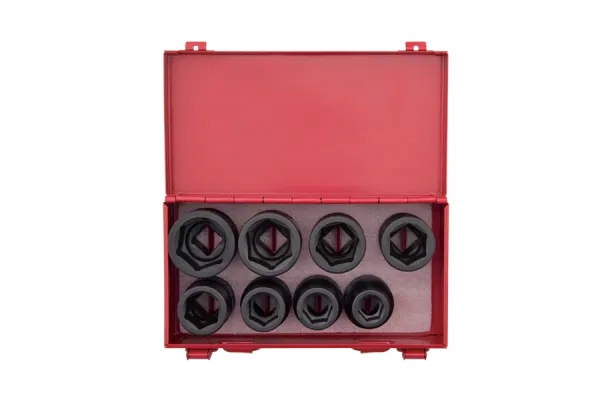 ZESTAW NASADEK UDAROWYCH 3/4" 8cz. KRÓTKIE 6-kąt.19- 38mm, KASETA King Tony