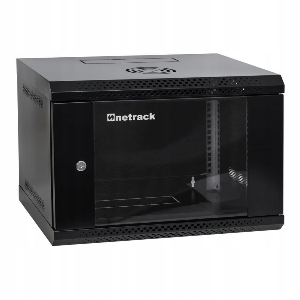 Szafa serwerowa wisząca RACK 19” 6U 400mm Netrack ECO-Line czarna