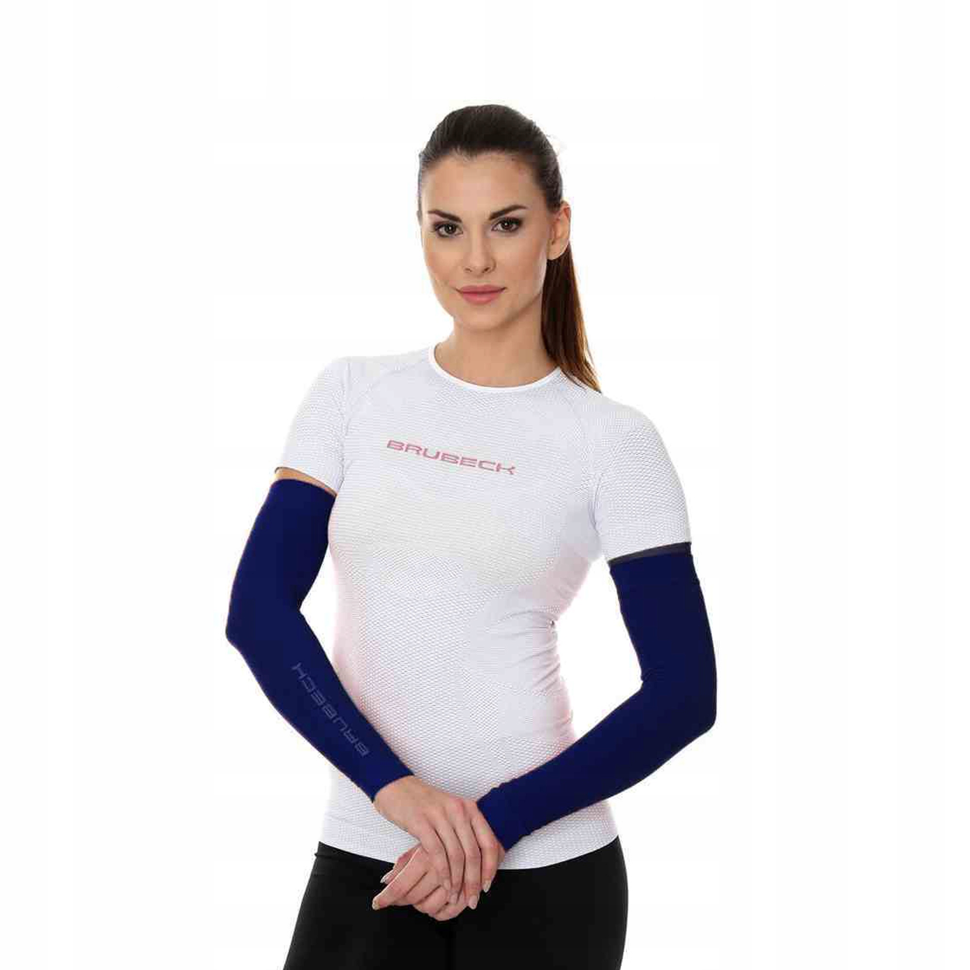 RĘKAWKI ROWEROWE BRUBECK kolarskie NA ROWER termoaktywne OCIEPLACZE Materiał dominujący poliamid