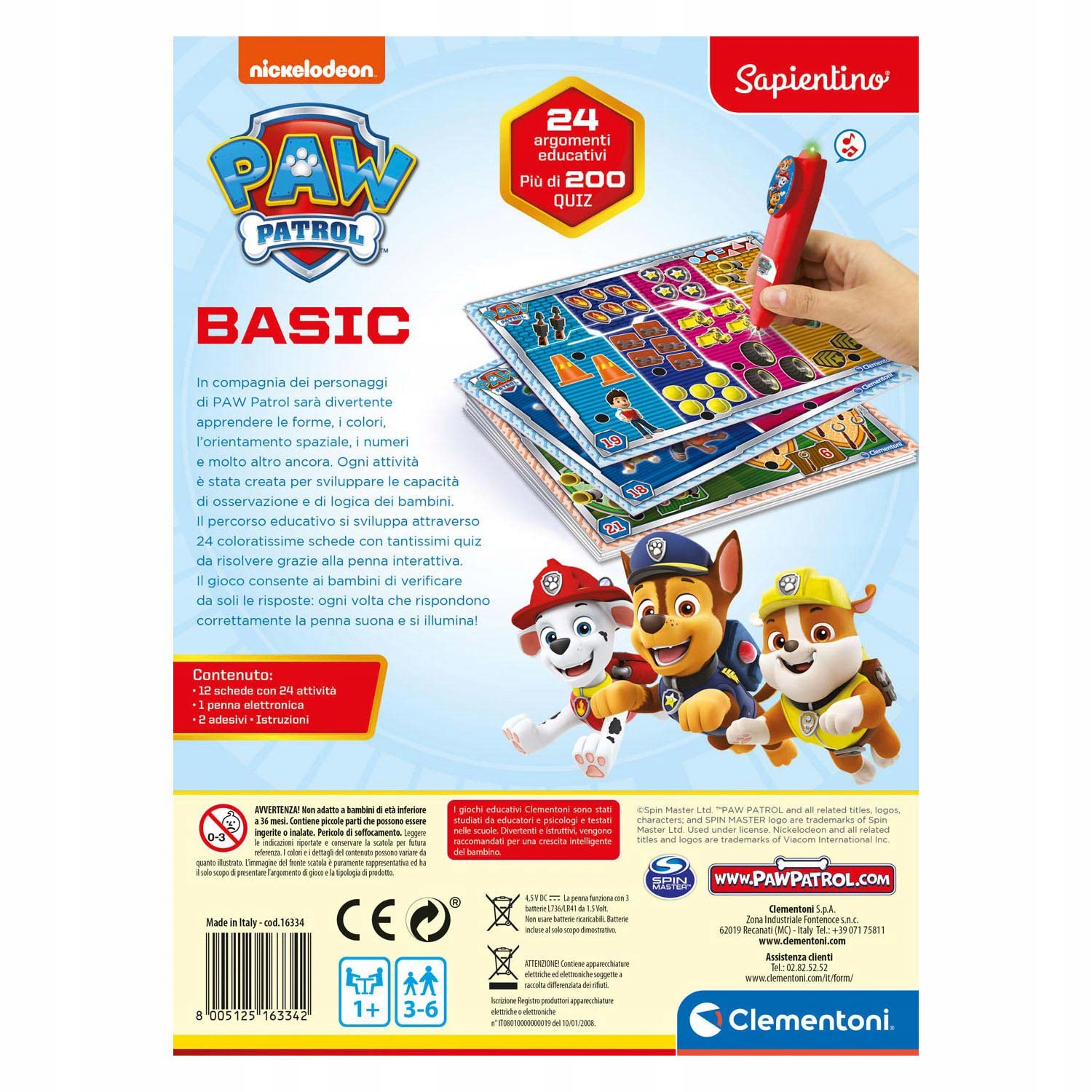 PSI PATROL INTERAKTYWNE PIÓRO Gra Elektroniczna Minimalna liczba graczy 1