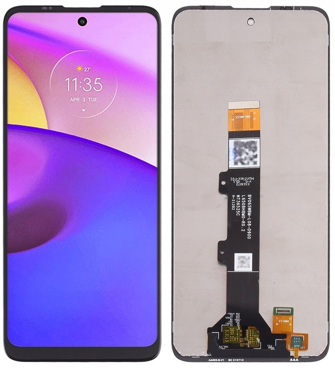 LCD displej S Rychlým Dotykem Pro Motorola Moto E40 XT2159 E30 XT2158