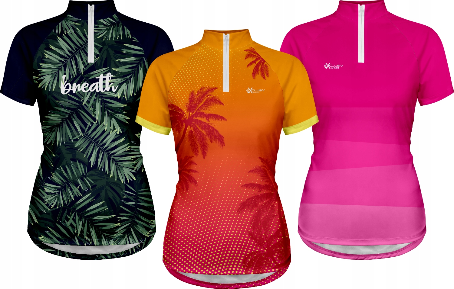 Damska Koszulka Rowerowa Kolarska Wzory Twój Nadruk