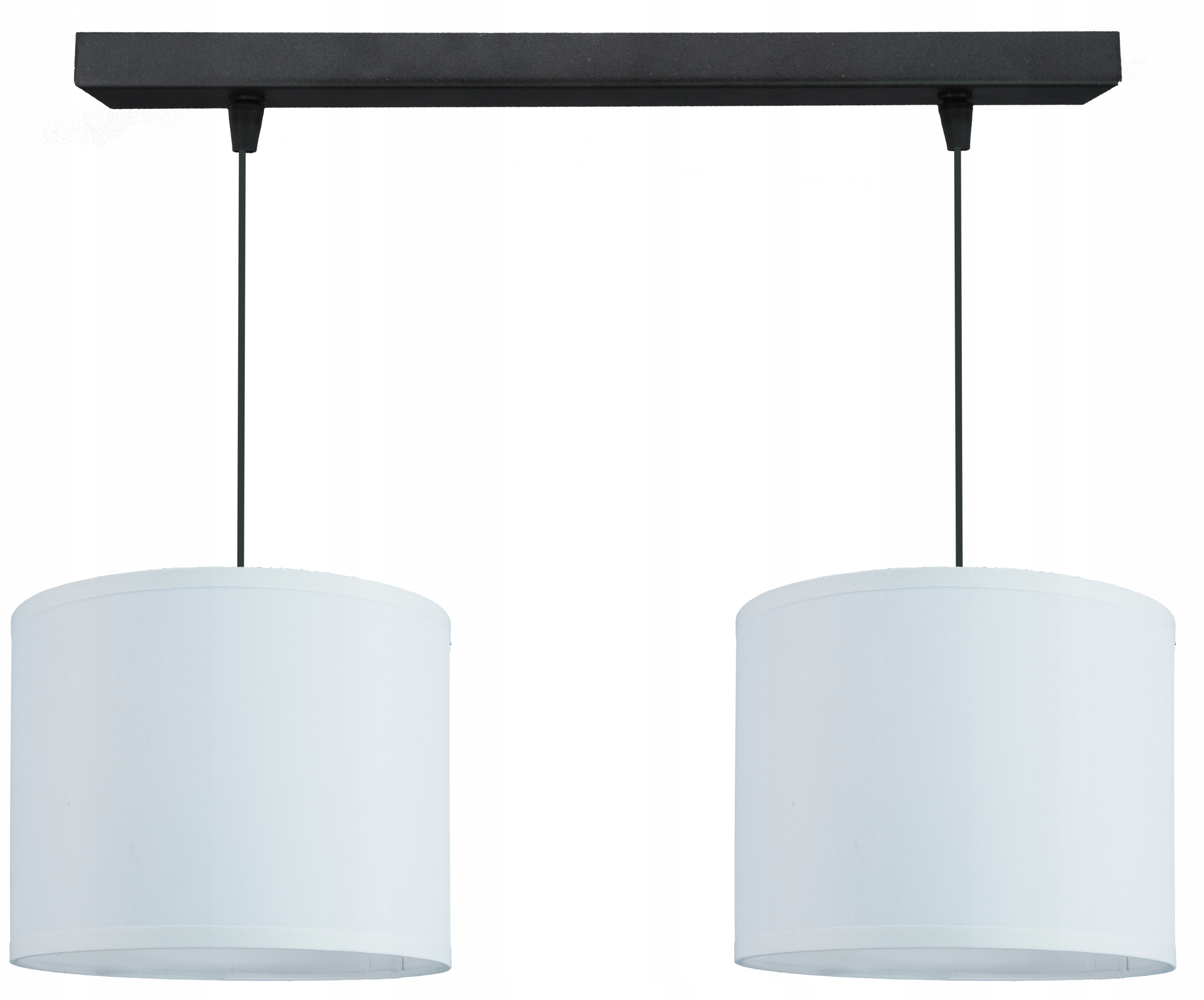 Módní závěsná stropní lampa, moderní lustr, stínidlo 20 cm, bílá Led