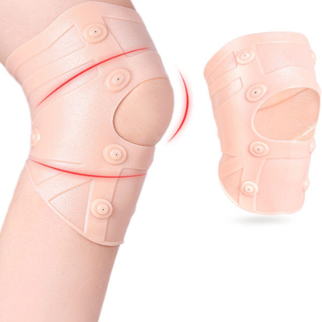 ŚCIĄGACZ NA KOLANO OPASKA MAGNETYCZNA KOLANA UNIWERSALNA SILIKONOWA MEGNESY Rozmiar uniwersalny