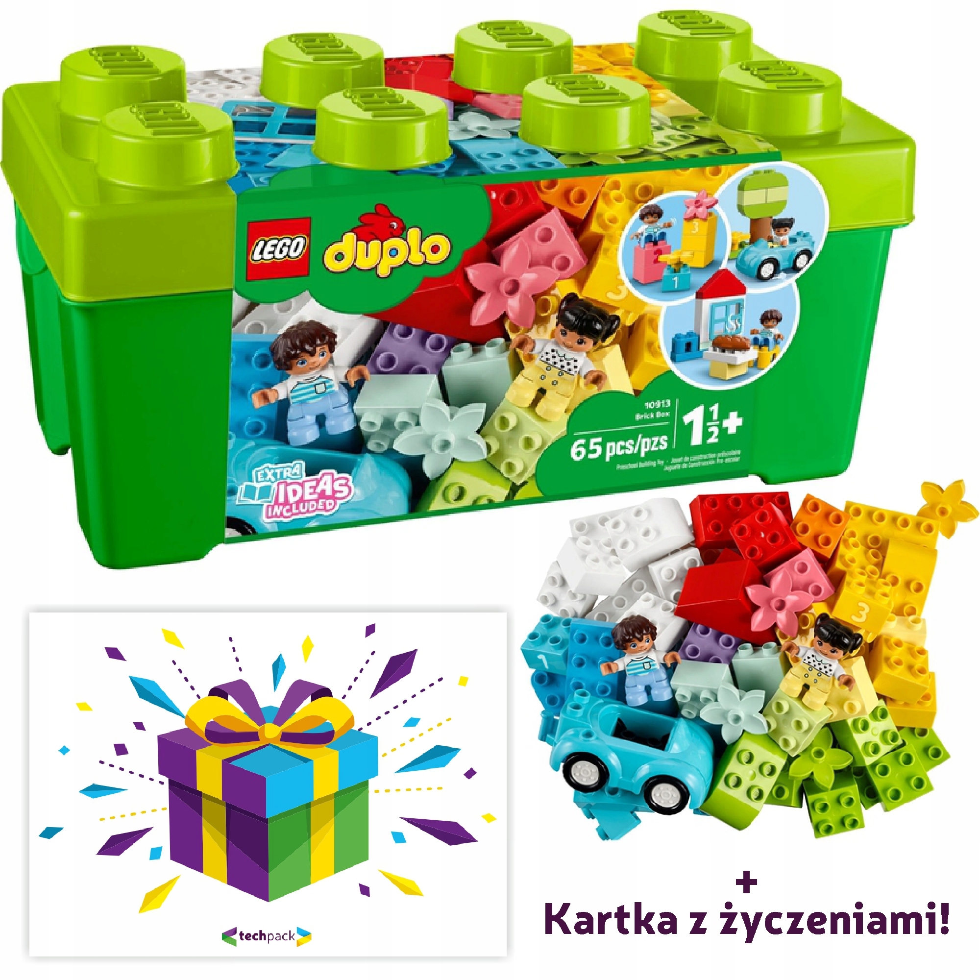 Lego Duplo Krabička s kostkami pro dítě +1,5 roku 10913 Kartka S Přáním