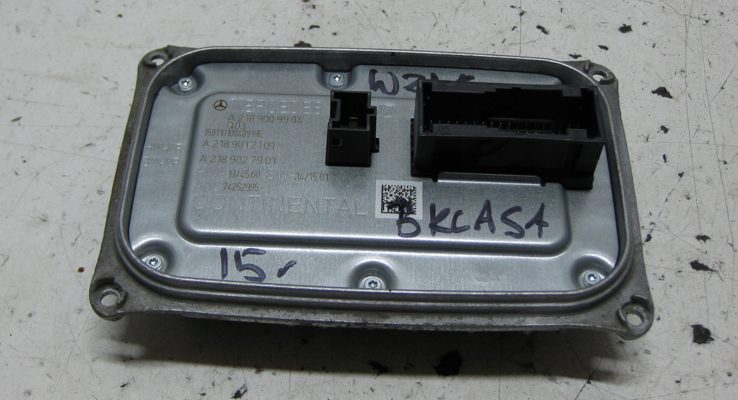 MERCEDES W246 2.2 CDI 14R control unit module LED A2189009904