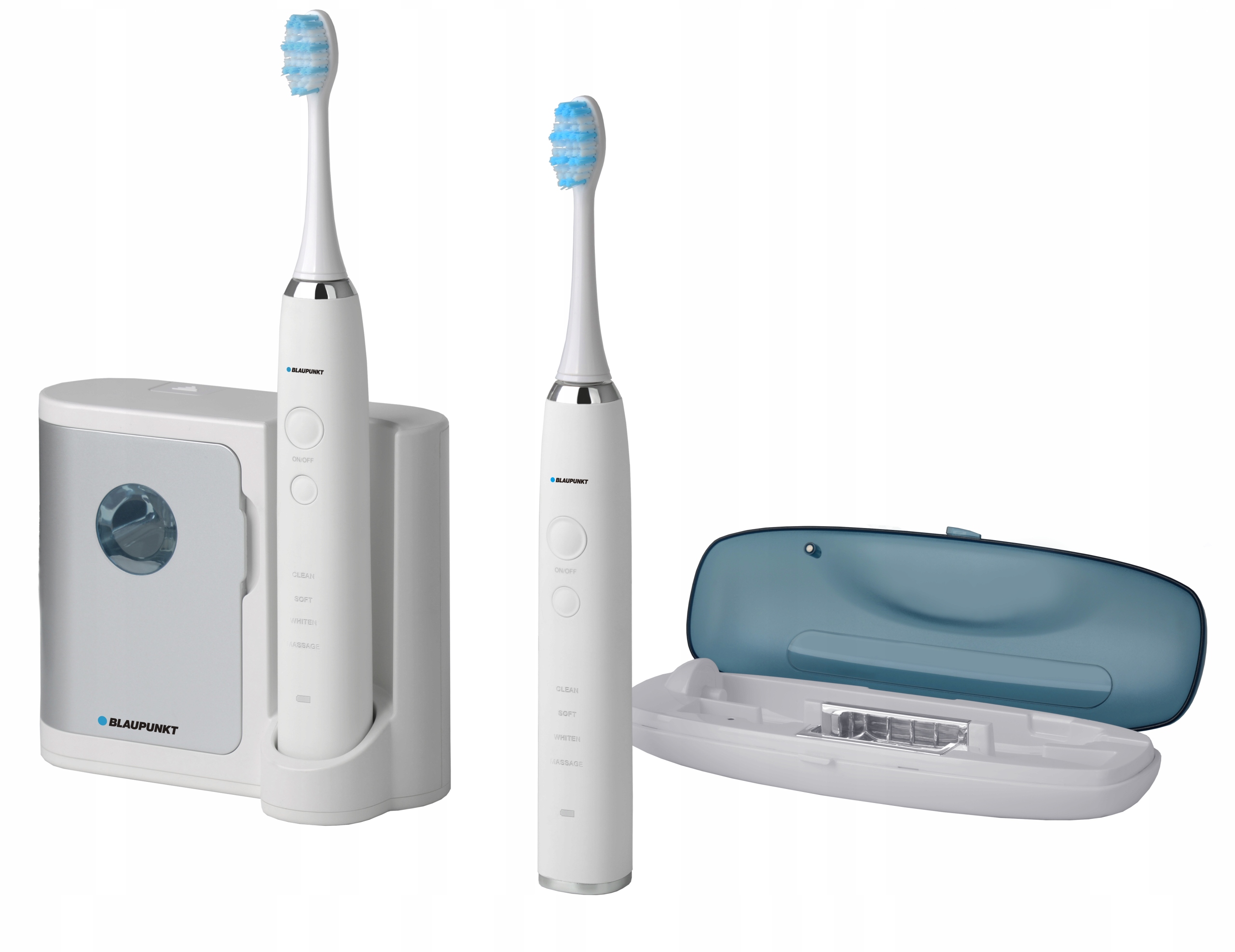 

Zestaw 2x szczoteczka soniczna Blaupunkt DTS801 Uv