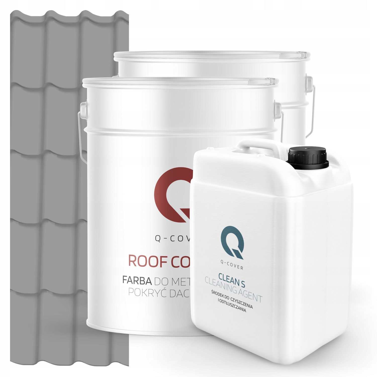 Farba Strešná Metalová Podložka Odmasťovač Sivá Signálová Ral 7004 74 m2 Lesk