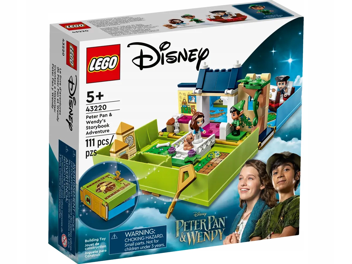 Lego Disney Kniha Dobrodružství Piotrusia Pána A Wendy 43220