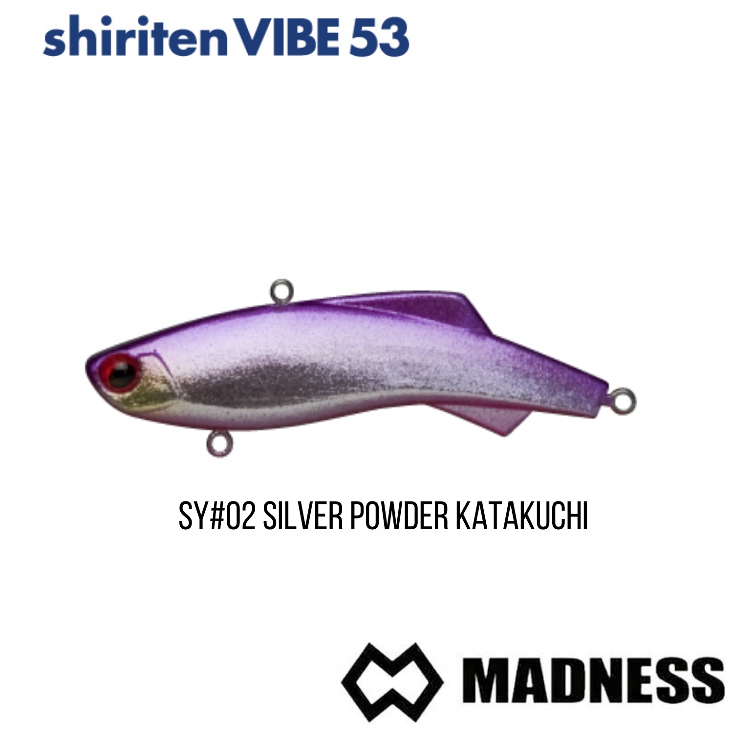 Wobler Madness Shiriten VIBE53 #SY02 Silver Powder Katakuchi (53 mm; 8,5 g)