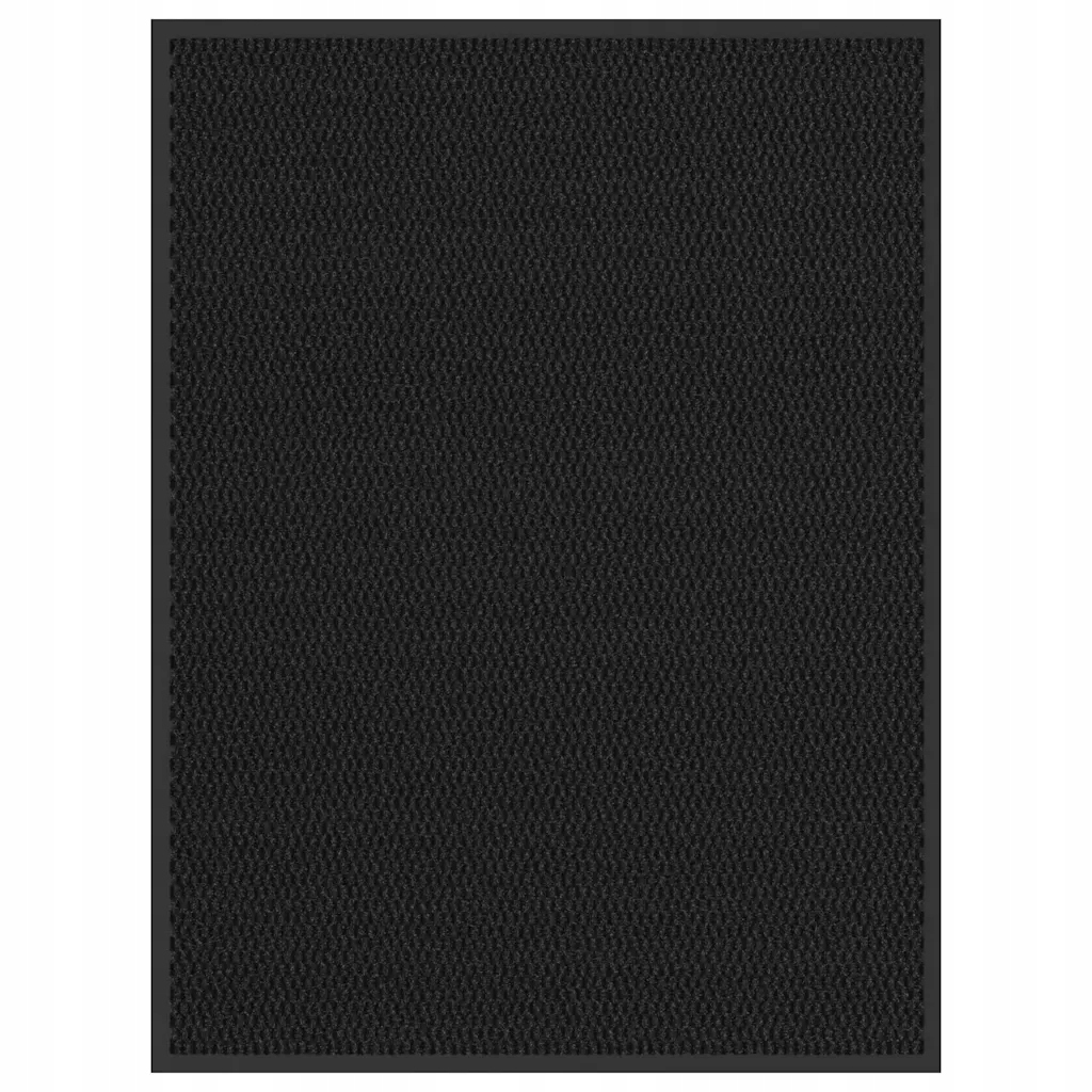 Polypropylenová rohožka 90 x 120 cm, černá, protiskluzová