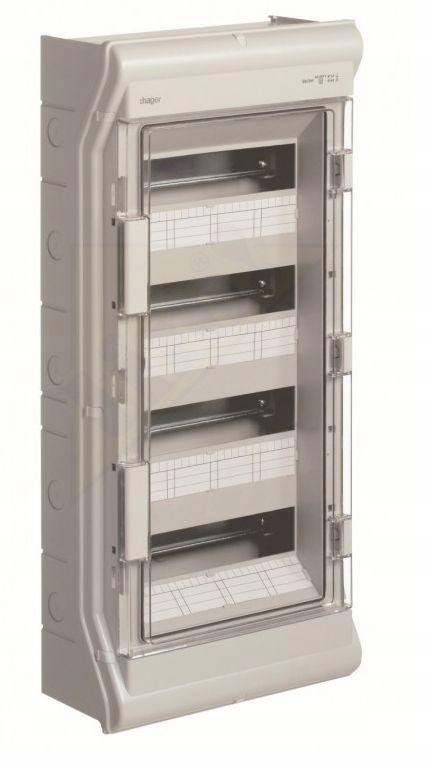 Nástěnný rozvaděč VE412L 4x12 IP65