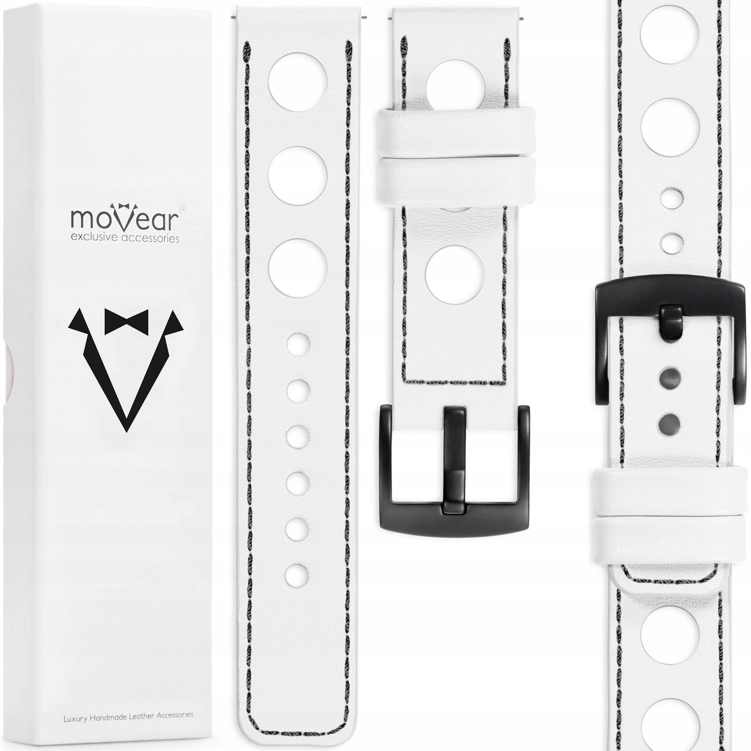 Pásek pro Garmin Vivoactive 4s Venu 3S 2S 18 mm ručně vyrobený kožený Movear