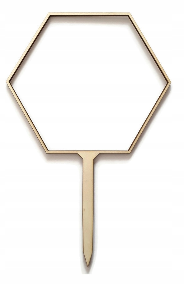 

Topper samodzielnej dekoracji aranżacji Heksagon