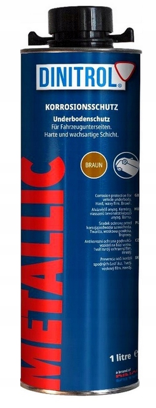 Profesjonalny wosk do ochrony podwozia Dinitrol Metallic 11152 1L