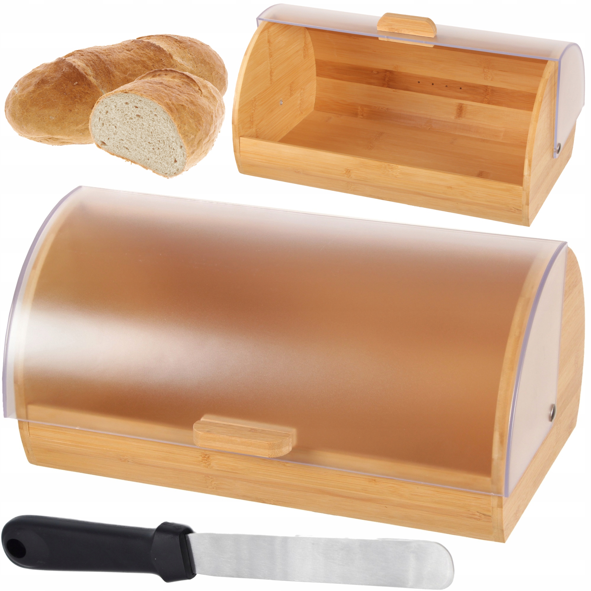 CHLEBAK POJEMNIK NA CHLEB PIECZYWO DREWNIANY DUŻY POJEMNY