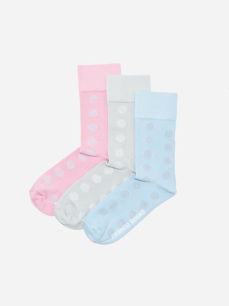 

Franco Socks Skarpetki 3 -pak Brokatowe 35 40