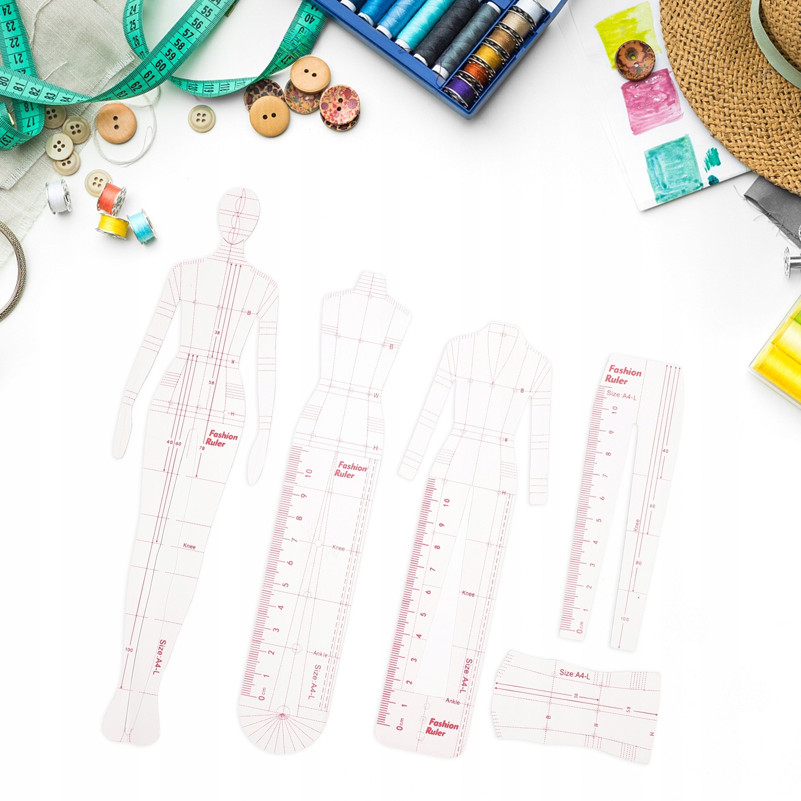 LINIA DO UBRANIA PROPORCJE KONTROLUJ STÓJ Długość 2.7 m