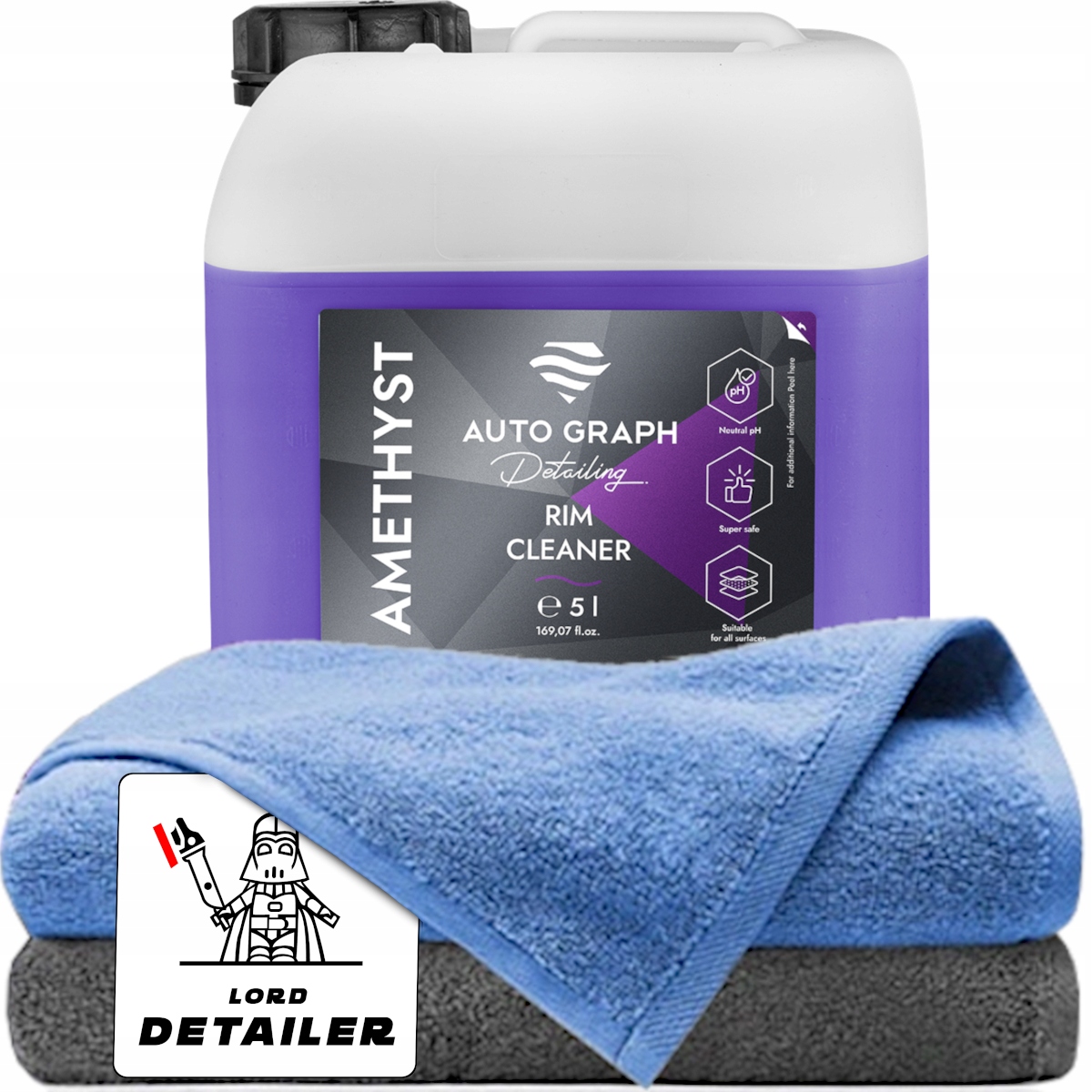 Auto Graph Amethyst Rim Cleaner Deironizer na disky a laky automobilov 5L