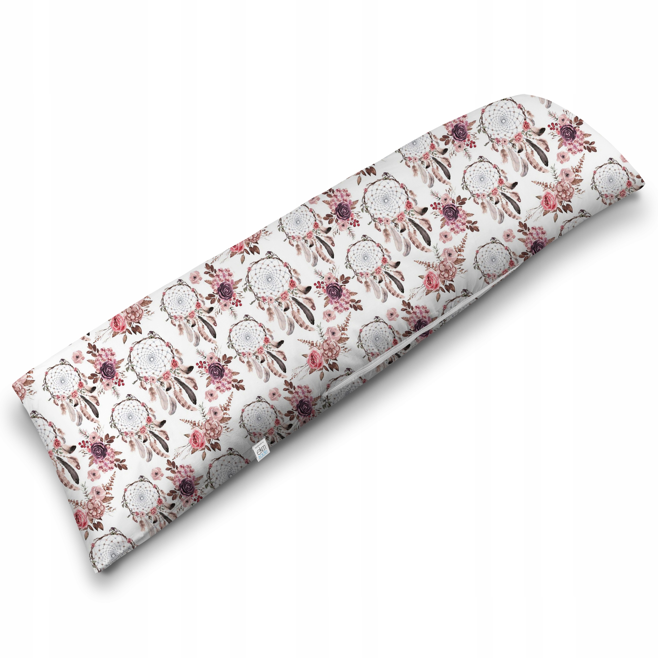 Long polštář s polštářkem 40x145 na spaní na boku Břicha, velká Bavlna W42