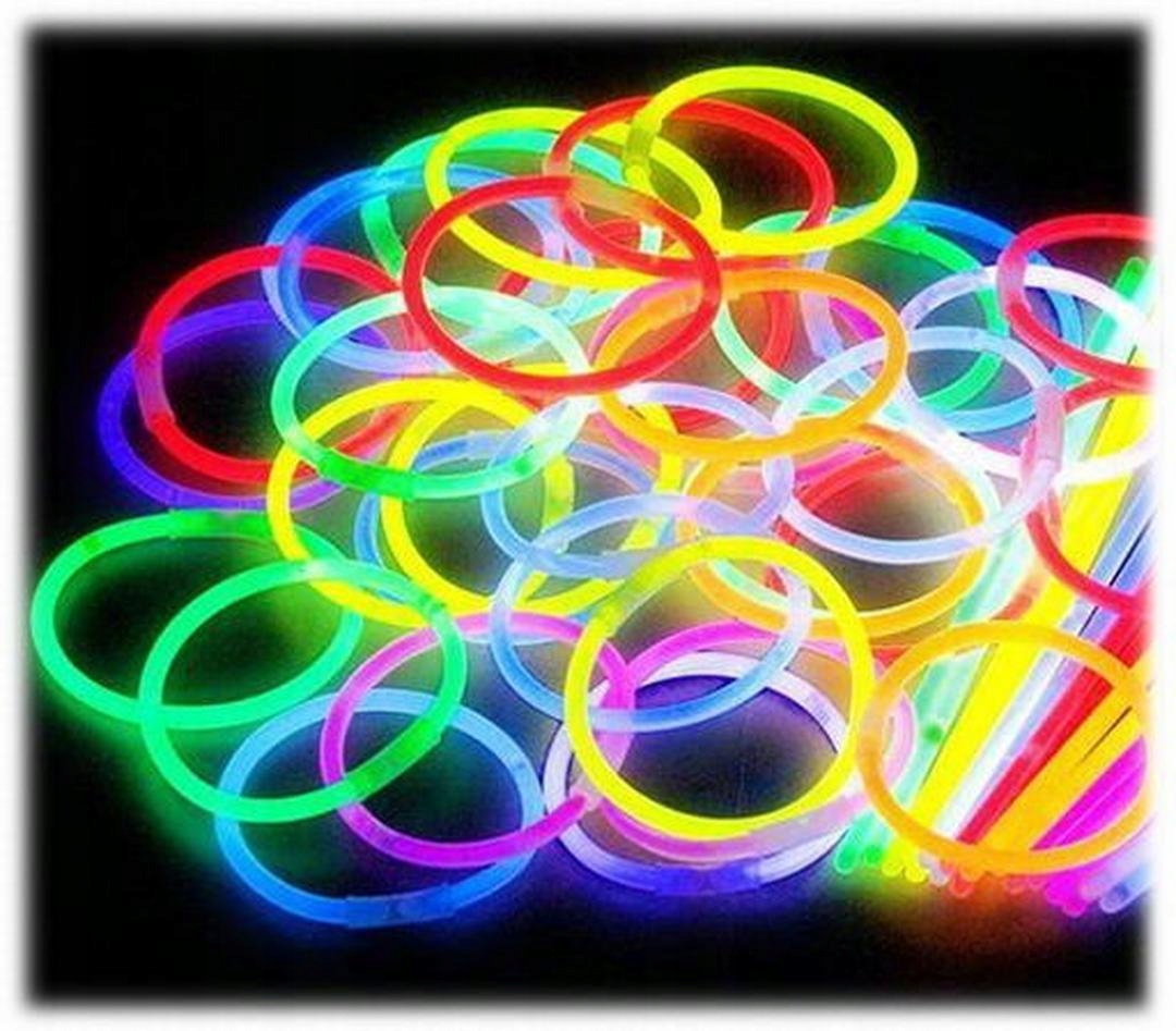 ŚWIATŁO OPASKI BRANSOLETKI PAŁECZKI ŚWIECĄCE 100 Marka Inna marka