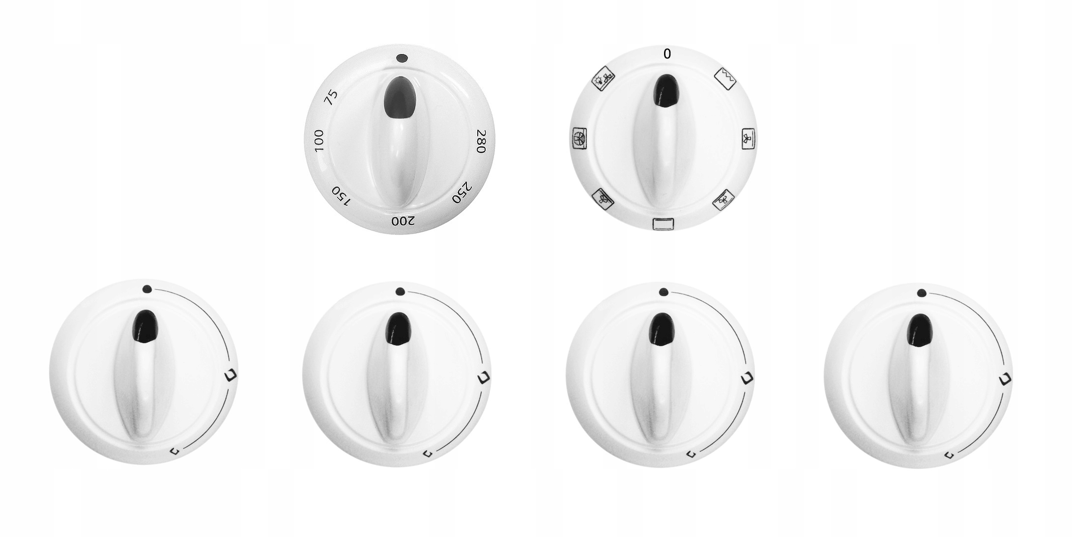 Pokrętła Kuchenki Beko Pokrętło Kuchni Komplet 6sz