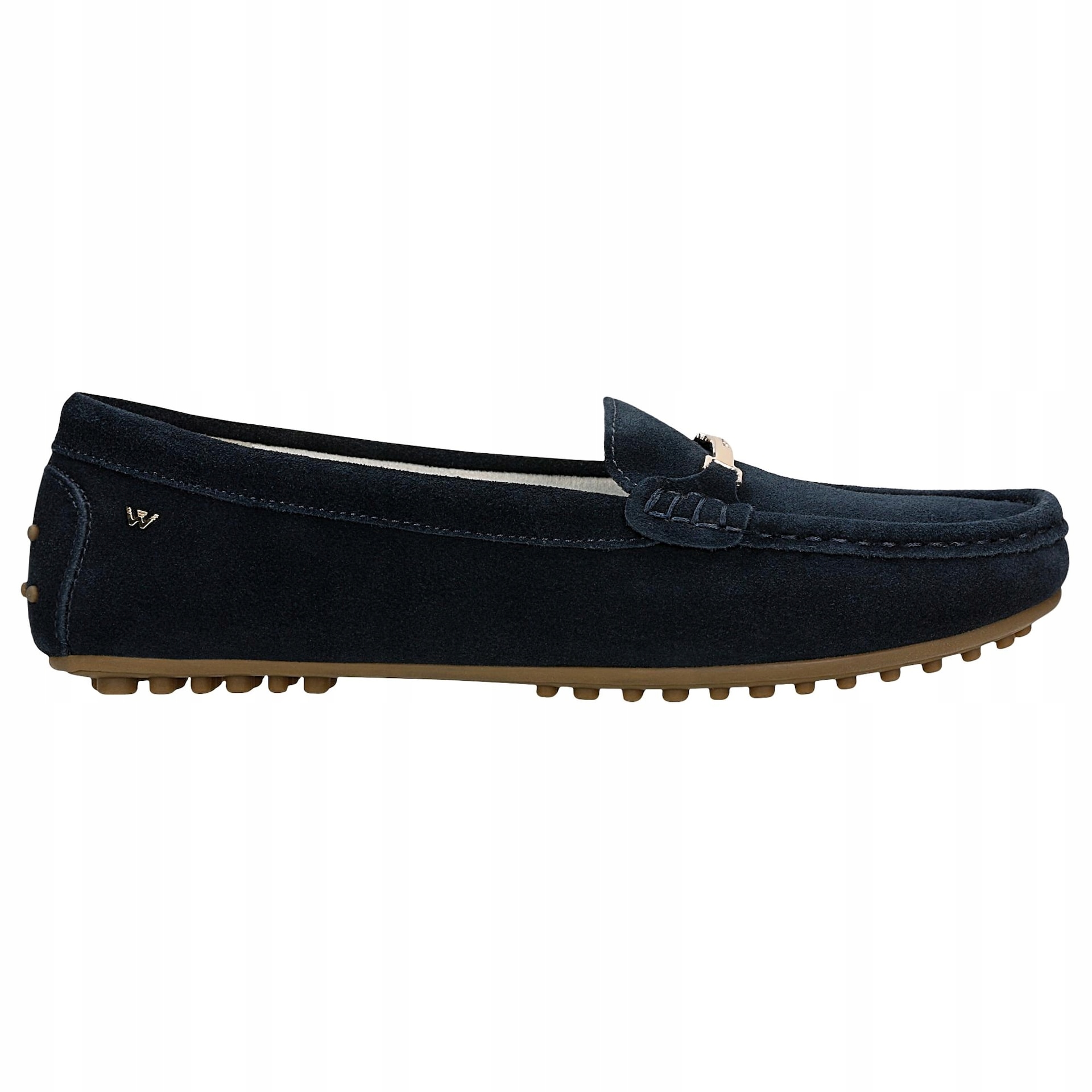 Tmavě modré dámské mokasíny typu driving shoes vel. 38