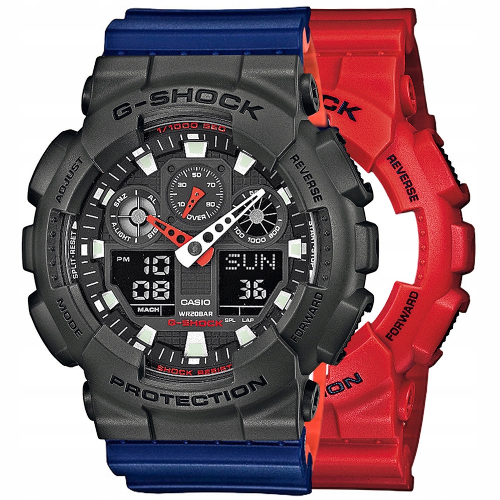 Hodinky Casio G-Shock Set GA-100B-4AER Bezel 10467795 Řemínek 10527467
