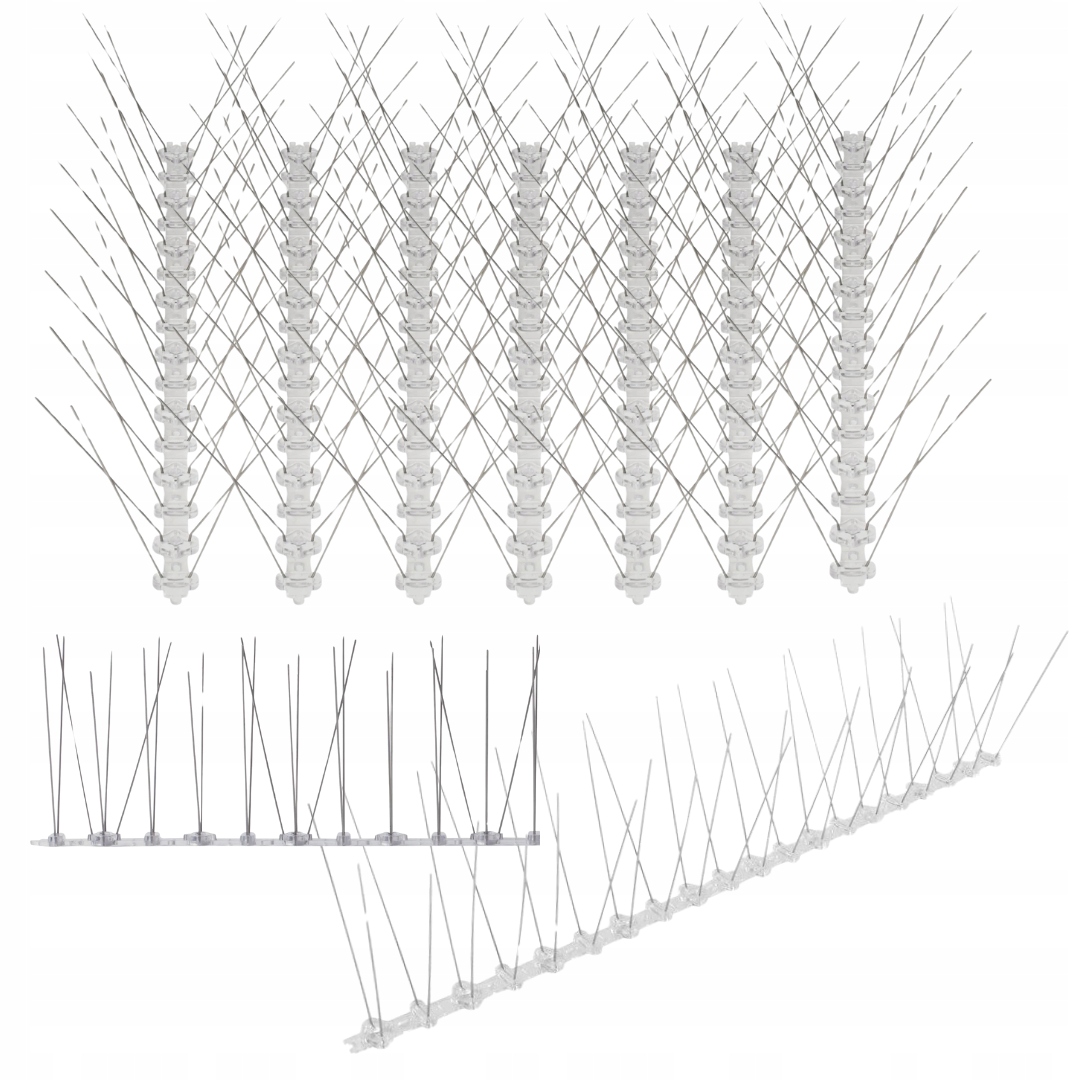 10 x Hroty Na Ptáky Husté Odpuzování Ptáků Střecha Balkon Na Holuby 50 CM