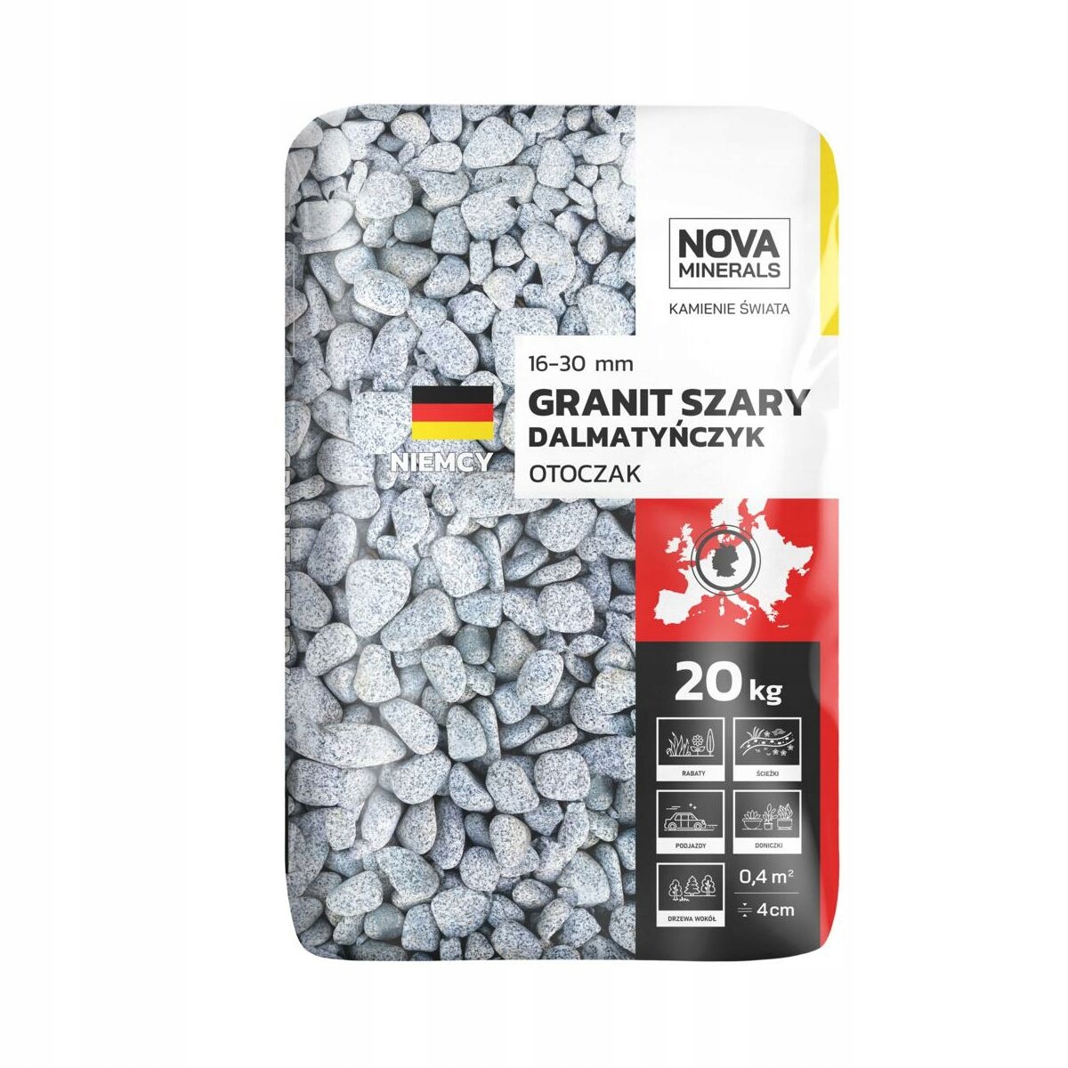 

Otoczak Dalmatyńczyk 16-30mm 20kg Nova minerals