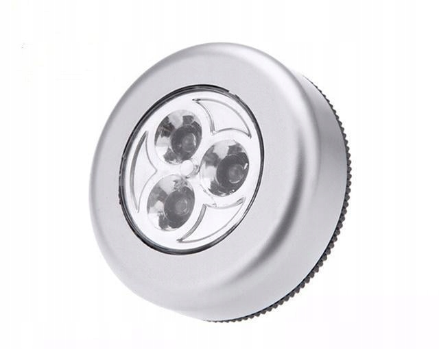 LAMPKA 3 LED SAMOPRZYLEPNA NA BATERIE DO SZAFY
