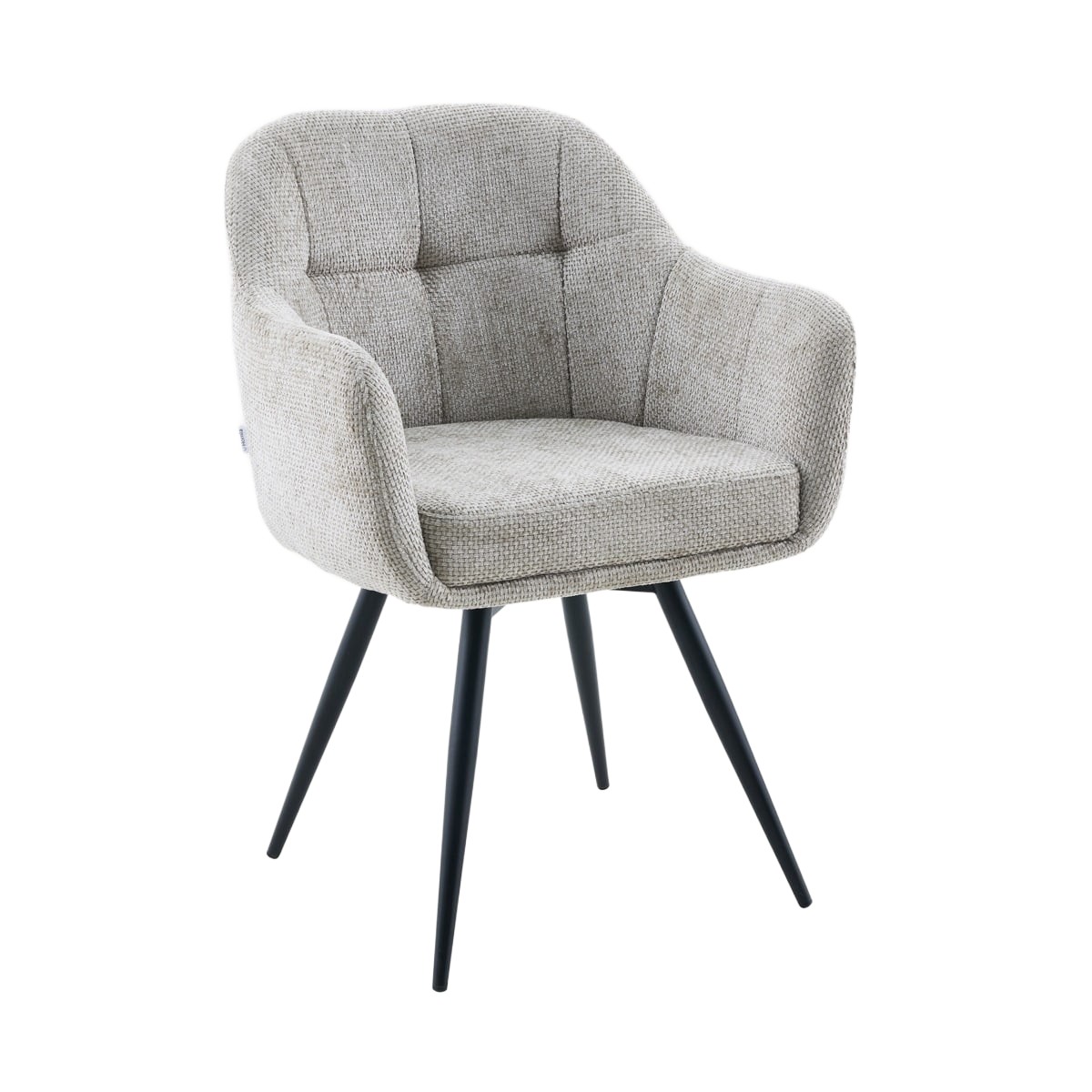 Křeslo Comodo v béžové látce 59x58x84 cm Homla