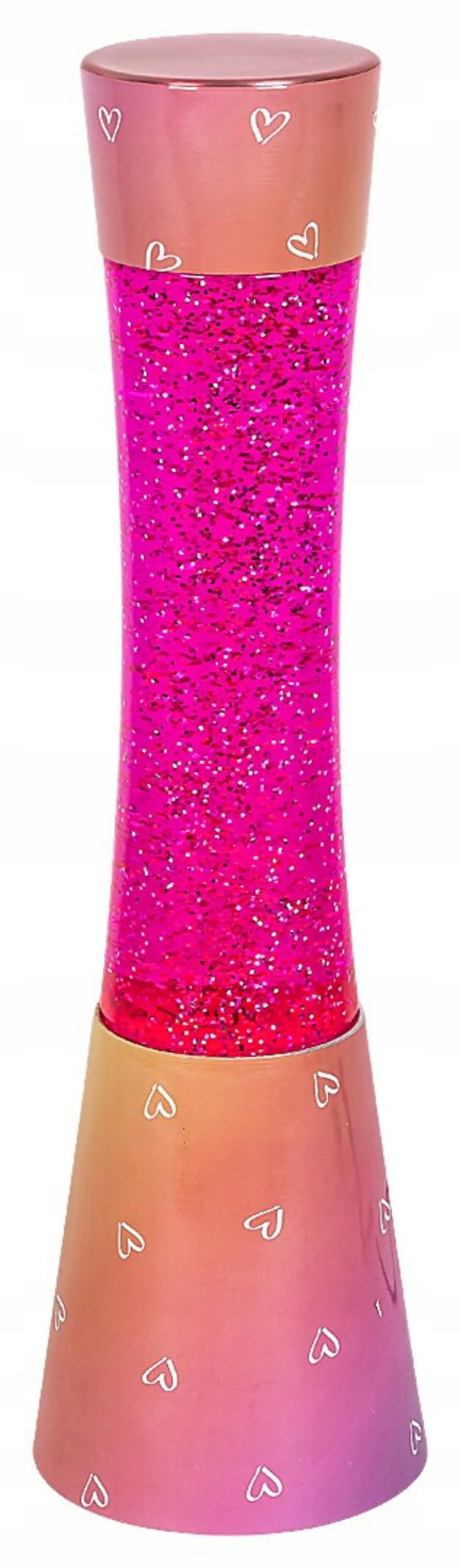 Rabalux Minka ružová lávová stolná lampa GY6.35 20W srdiečka 395mm