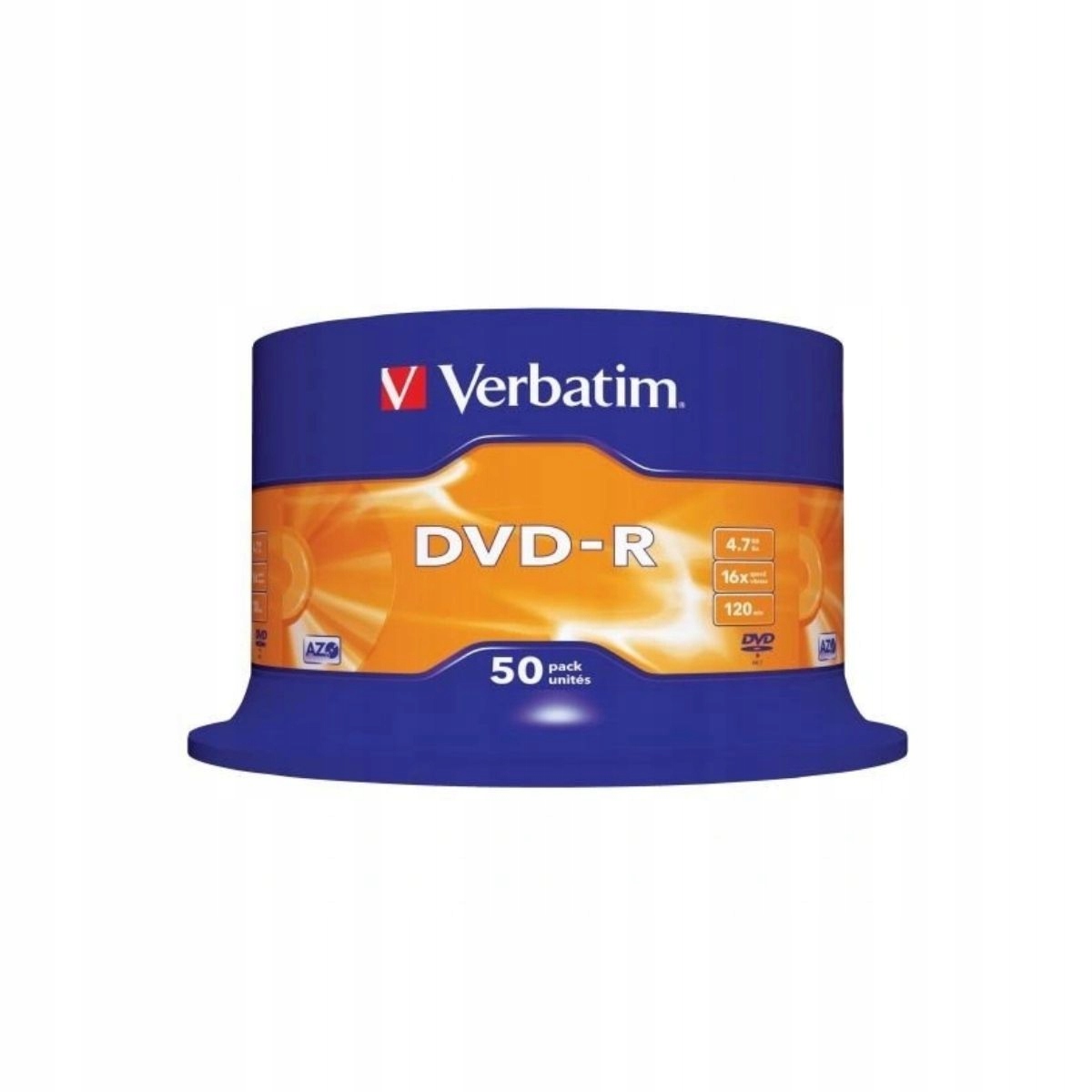 DVD médium Verbatim Dvd-r 4,7 Gb 50 ks