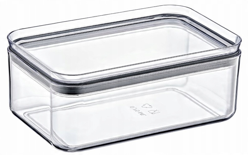 

Pojemnik kuchenny na sypkie mąke ryż Crystal 0.75L