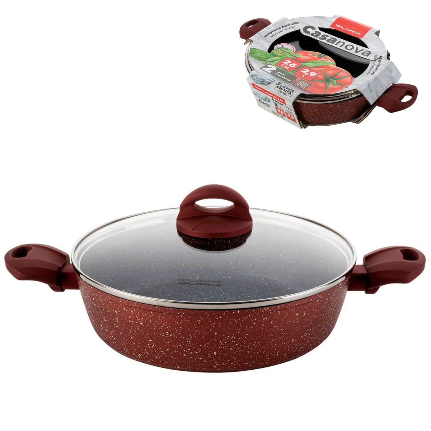 

Garnek Aluminiowy Casanova 26 CM 2,9L Florina