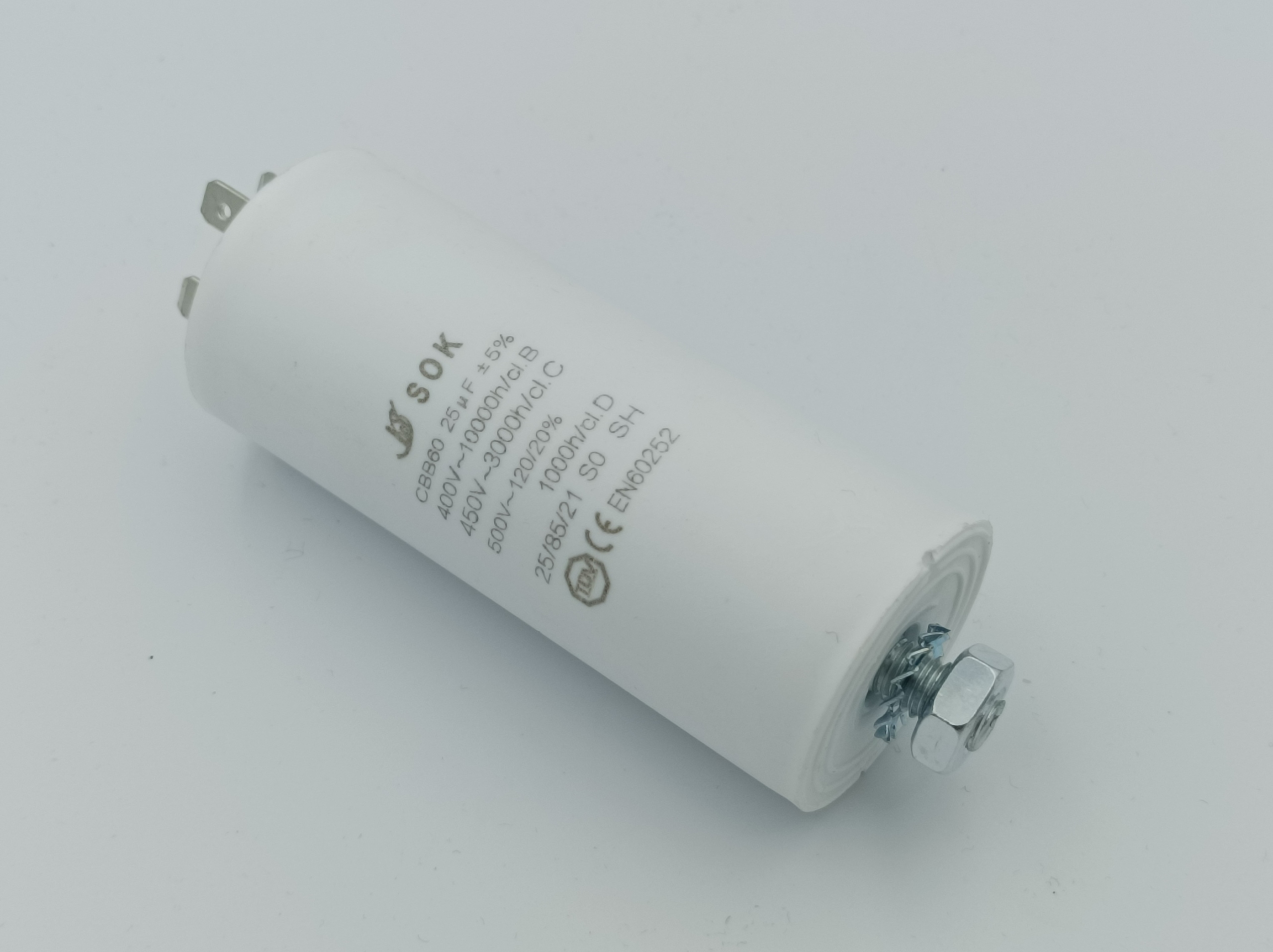 Kondensator rozruchowy silnika 5µF 5uF 5mF 450V