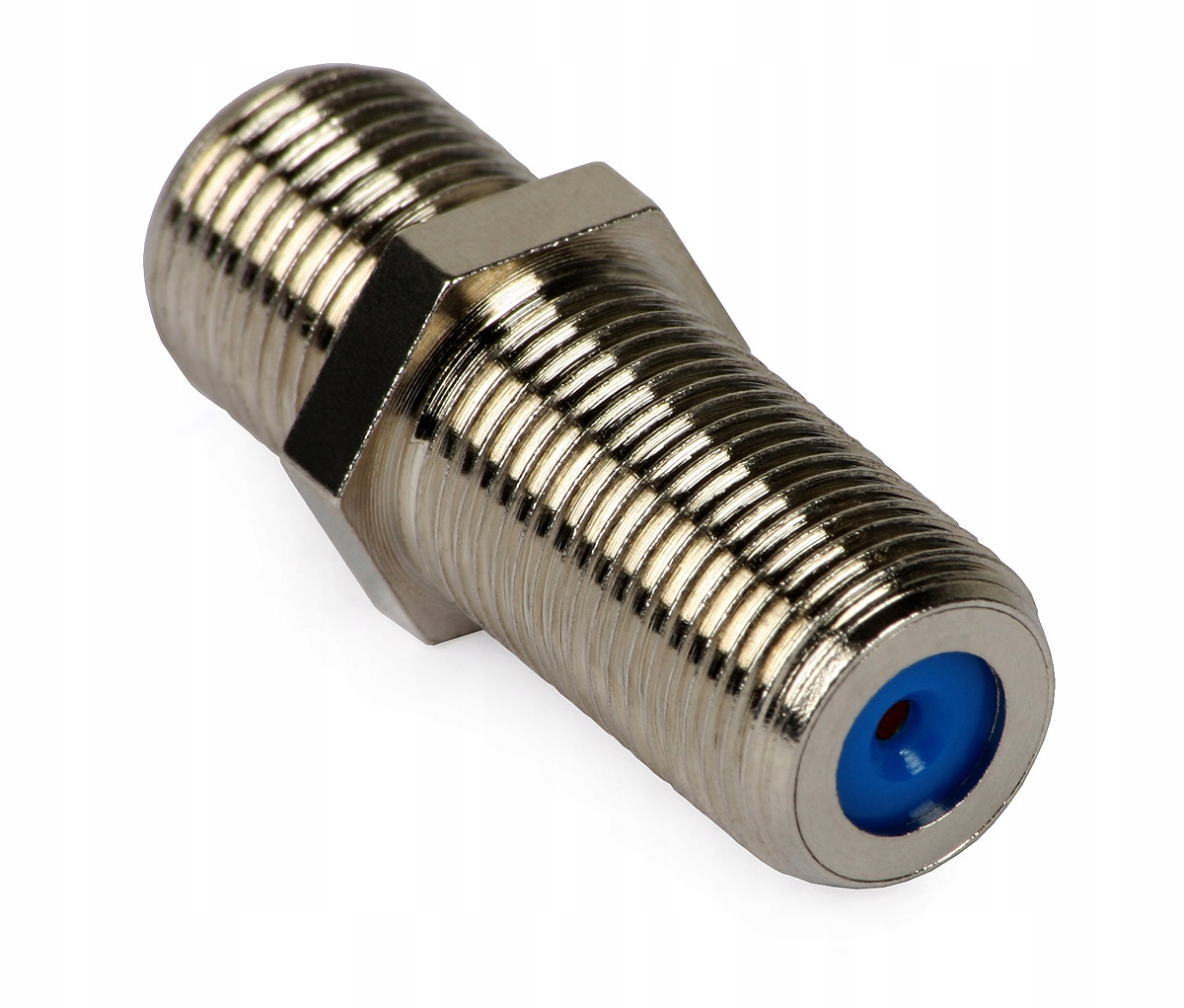 Łącznik przejście gniazdo F / gniazdo ż/ż beczka Model E80380