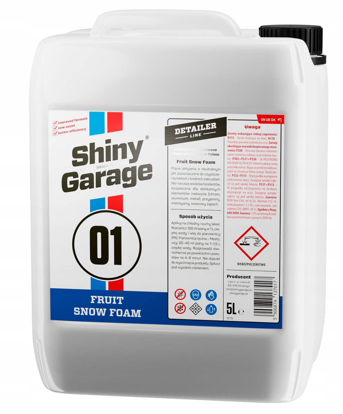 

Shiny Garage Fruit Snow Foam 5L Piana aktywna