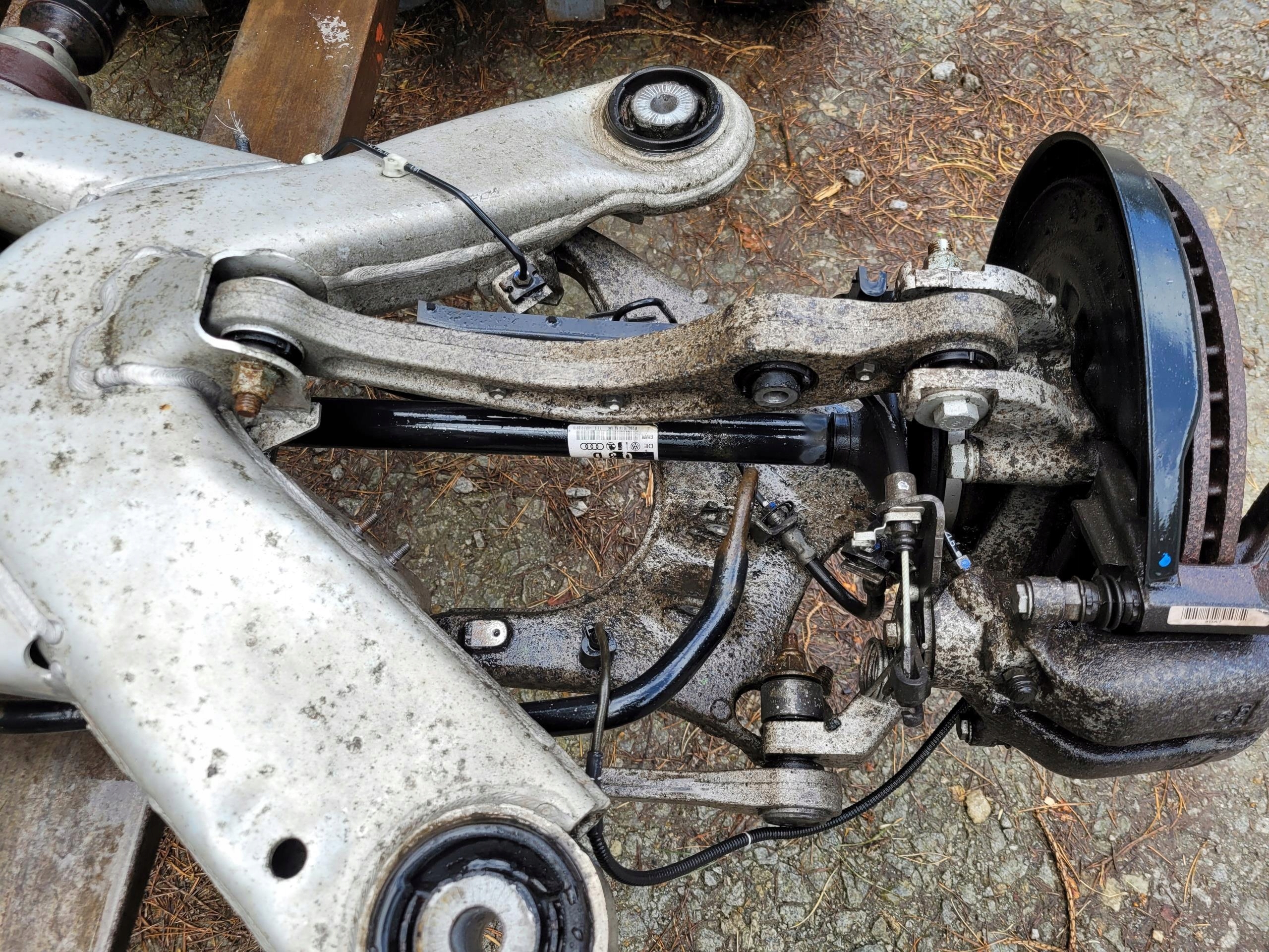 sususpension rear part swings diff KOMPLET VW PHAETON LIFT 12R 3.6 V6