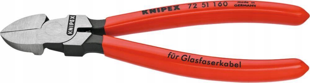 Boční štípací kleště pro světelné kabely 160 mm Knipex