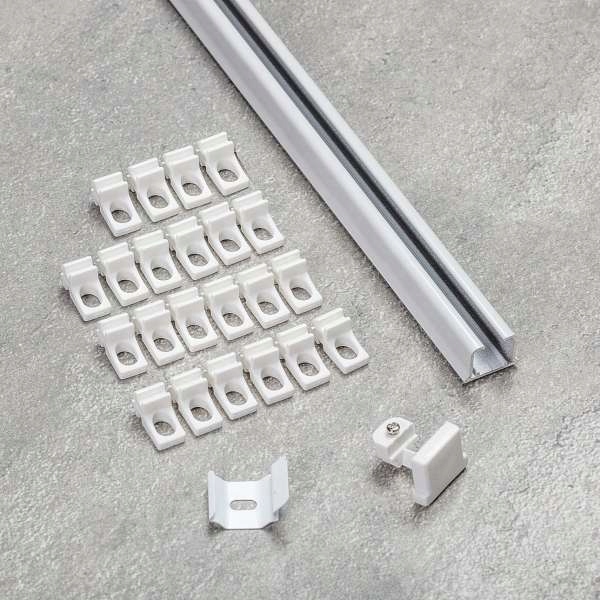 

Dekoria Komplet szyna przysufitowa aluminiowa 180