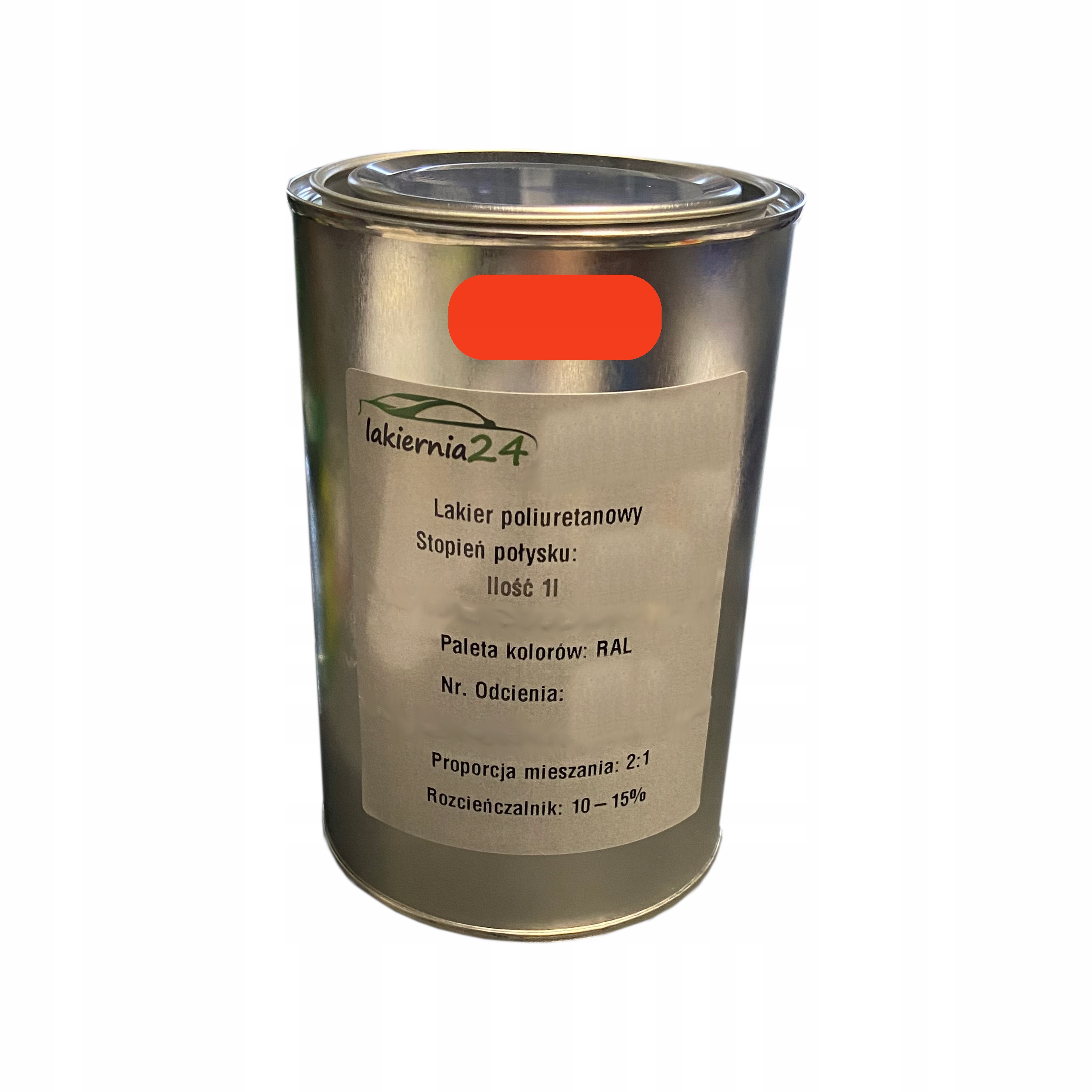 Farba Poliuretanowa przemysłowa lakier poliuretanowy 1l połysk 2:1 Ral 2004