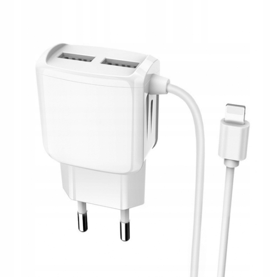 Szybka ładowarka przewodowa 2x Usb Lightning Apple