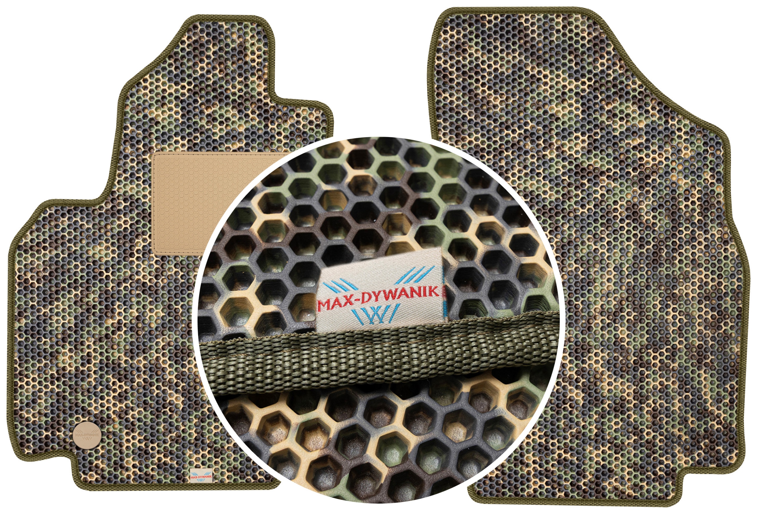 Peugeot Partner II 2os 08-18 Gumové rohože do auta Eva Moro