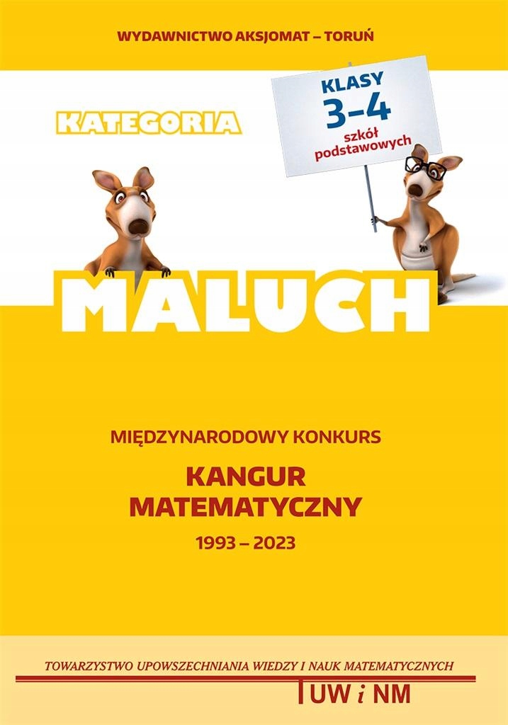 MATEMATYKA Z WESOŁYM KANGUREM kat. MALUCH 2023 KANGUR MATEMATYCZNY