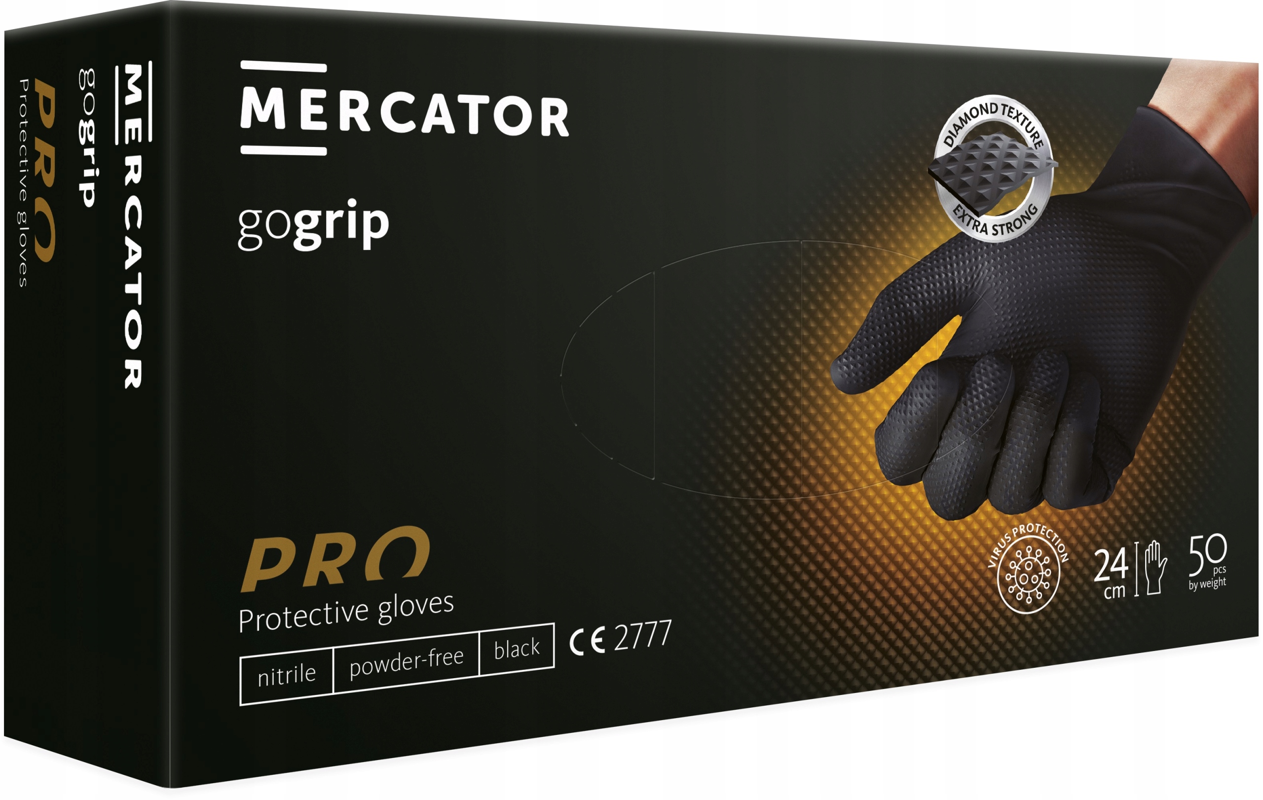 

Rękawice Nitrylowe Gogrip 7-8/M 50SZTUK